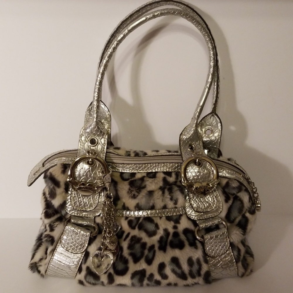 Kathy Van Zealand Snow Leopard Purse
